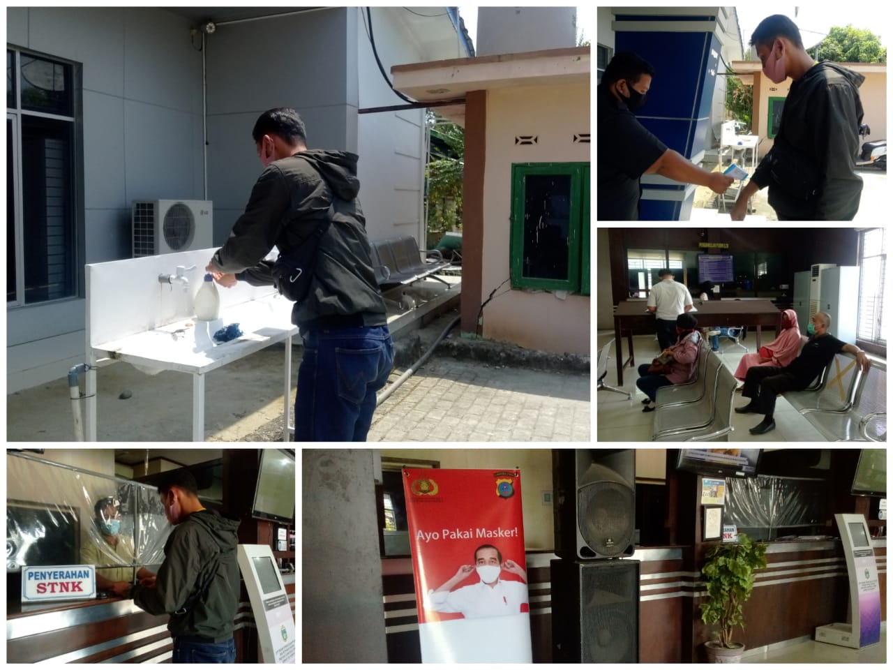 Kantor Samsat Sei Rampah Patuhi Prokes, Masyarakat dan Pegawai wajib 5 M