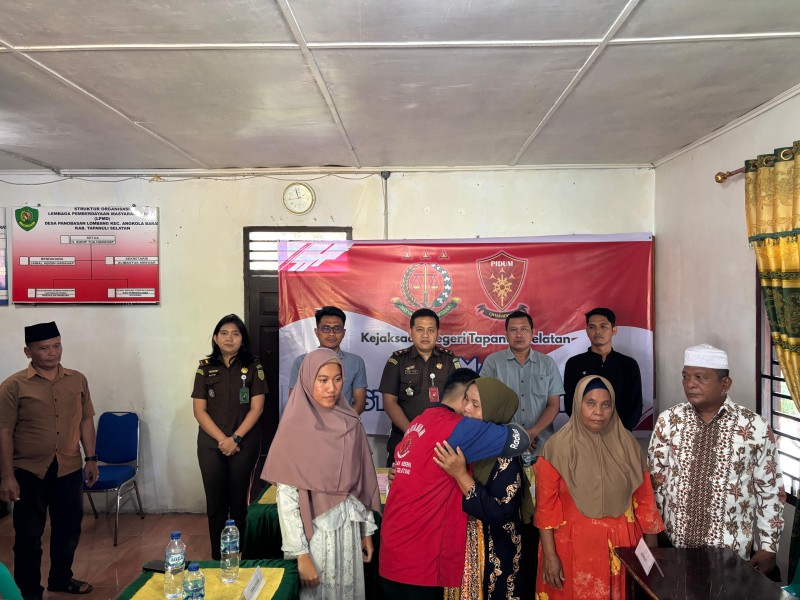 Kejaksaan Tinggi Sumatera Utara Berhasil Pulihkan Hubungan Ibu Dan Anak di Tapanuli Selatan