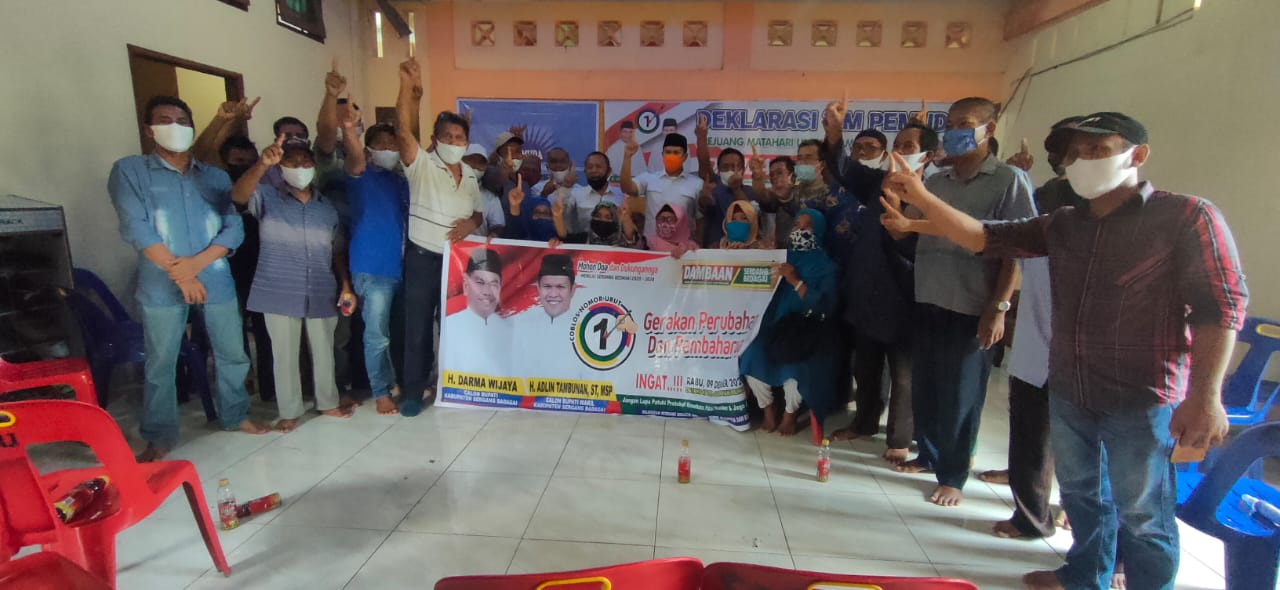 Deklarasi Dukung No 1 Mantan Ketua PAN Sergai:Meski Terzolimi  Dambaan Tetap  Santun