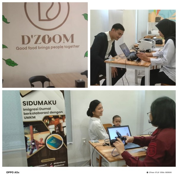 Imigrasi Dumai Luncurkan SI DUMA KU, Inovasi Layanan Pengurusan Paspor di Cafe dan UMKM Lokal Demi Meningkatkan Ekonomi Masyarakat