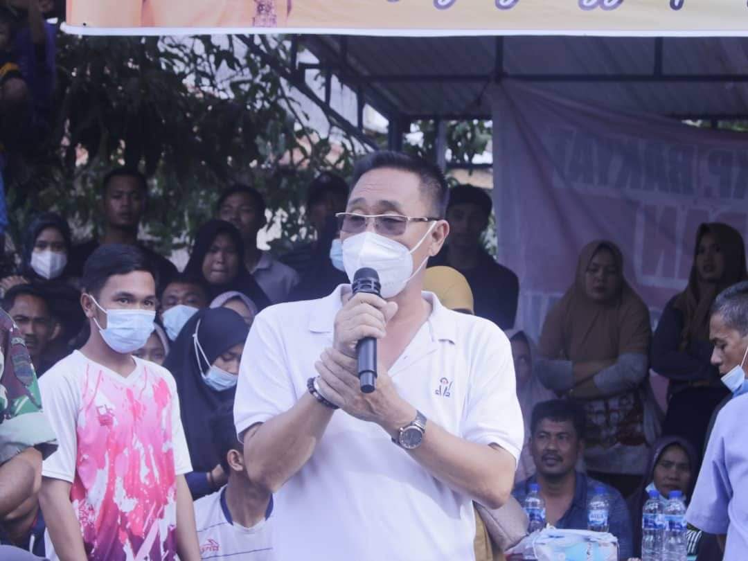 Bupati dan Wabup Labusel hadiri laga final Turnamen Bola Volly 