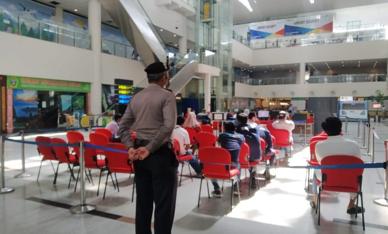 Polsek Kawasan Kualanamu Monitor dan Patroli Kamtibmas Di Bandara