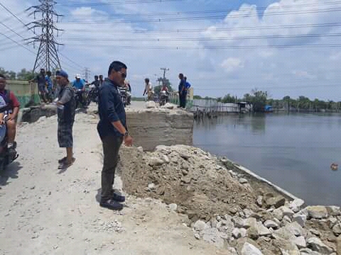 HT.Bahrumsyah :Kita Desak Pemko Medan Perbaiki Jembatan Ambruk