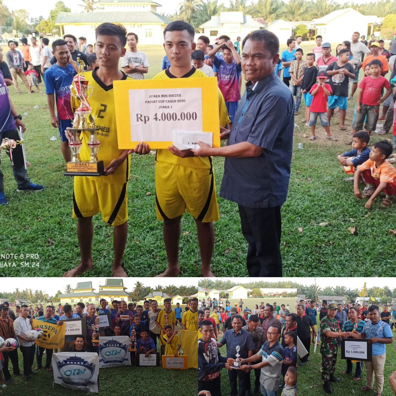 Wabup H Darma Wijaya  Hadiri Penutupan Soccer Mini Cup II Tahun 2020