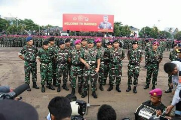 Panglima TNI : Pasukan Marinir Laksanakan Tugas Terbaik Demi Kehormatan Bangsa