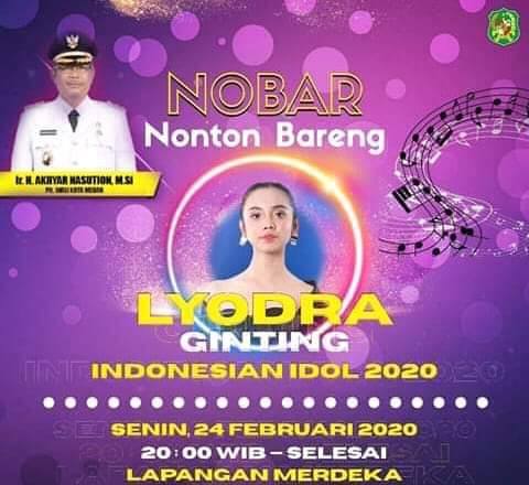 Akhyar : Mari Dukung Lyodra Menjadi Pemenang Indonesia Idol 2020