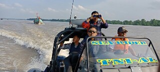 Danlanal Tanjung Balai  Asahan Laksanakan Waters  Inspection