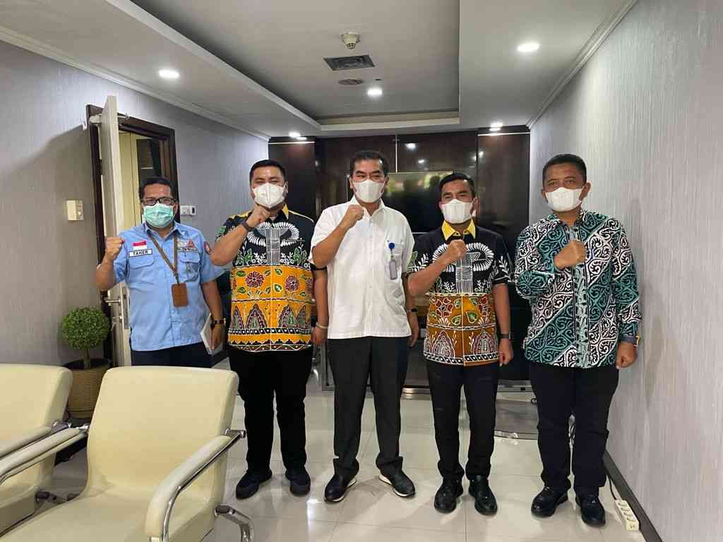 Bupati dan Wakil Bupati Labura kunjungi Kemensos RI.koordinasikan tentang program RTLH