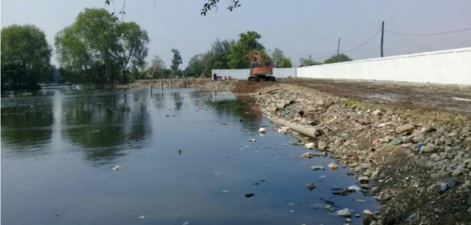 Setelah Mantan Gubsu Bersihkan dari Sampah, Diduga Danau Sihombak Dibeton tanpa Ijin
