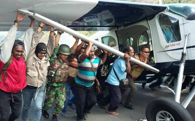 Pesawat Susi Air ditembak KKB di Puncak Jaya