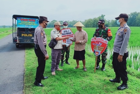 Pandemi Xovid 19 belum Berakhir, Warga Dihimbau tetap Disiplin Kenakan Masker