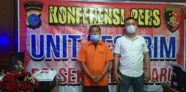 Bontot Dua Amplop Berisi Ganja, Dari Aksara Pria Ini Gol di Polsek Medan Baru