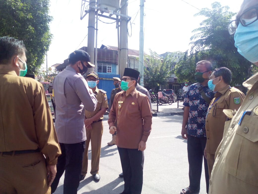 200 Orang Rapit Test di Pasar Senggol Dumai, Hasilnya Tidak Ada Yang Positif