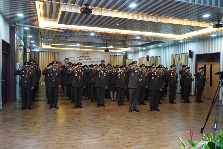 Capaian Kinerja Kejati Sumut Dalam Rangka Hari Bhakti Adhyaksa yang ke-63 Tahun 2023