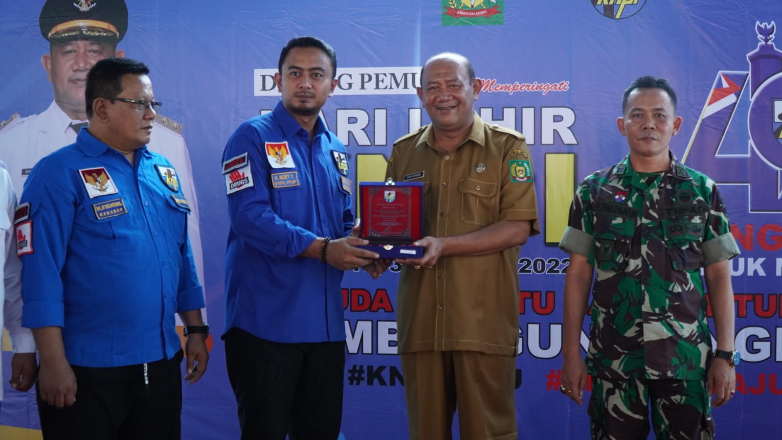 Hadiri HUT ke 49, Afandin: KNPI Tempat Menempa Diri Jangan Hanya Menghayal