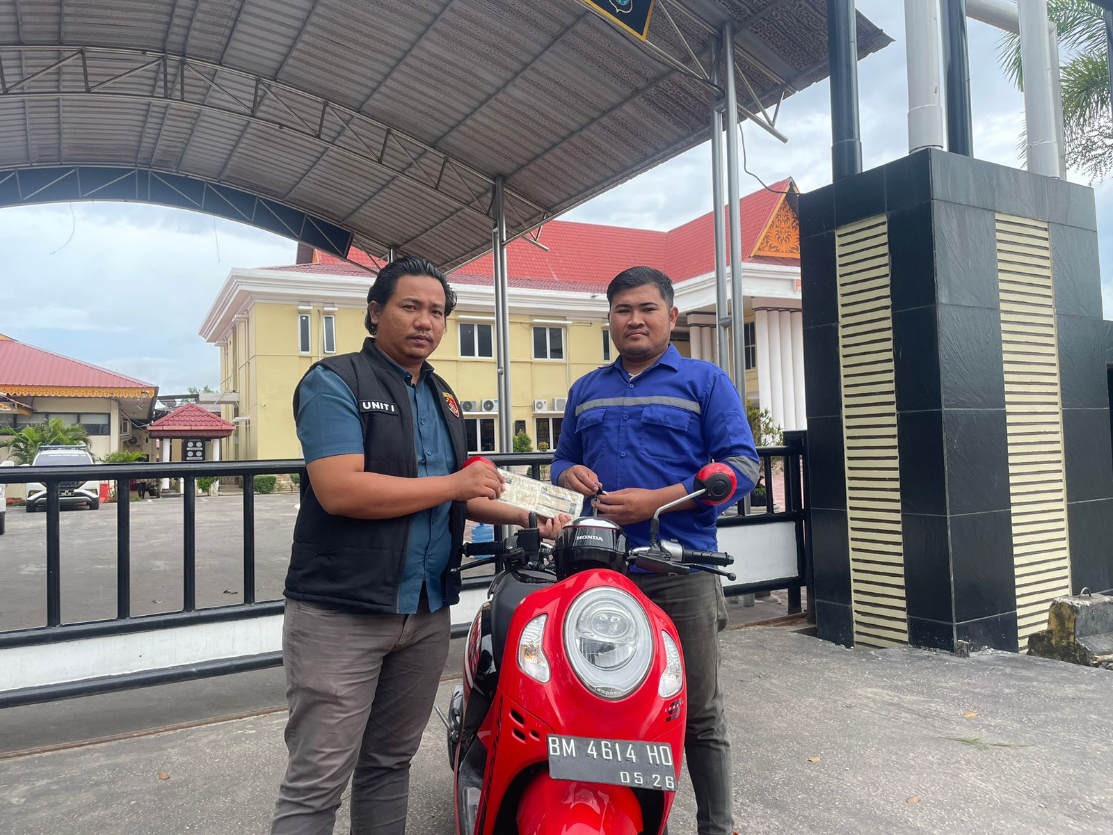 Melalui Call Centre, Kasat Reskrim Polres Dumai Vepat Ungkap Tindak Pidana Curanmor