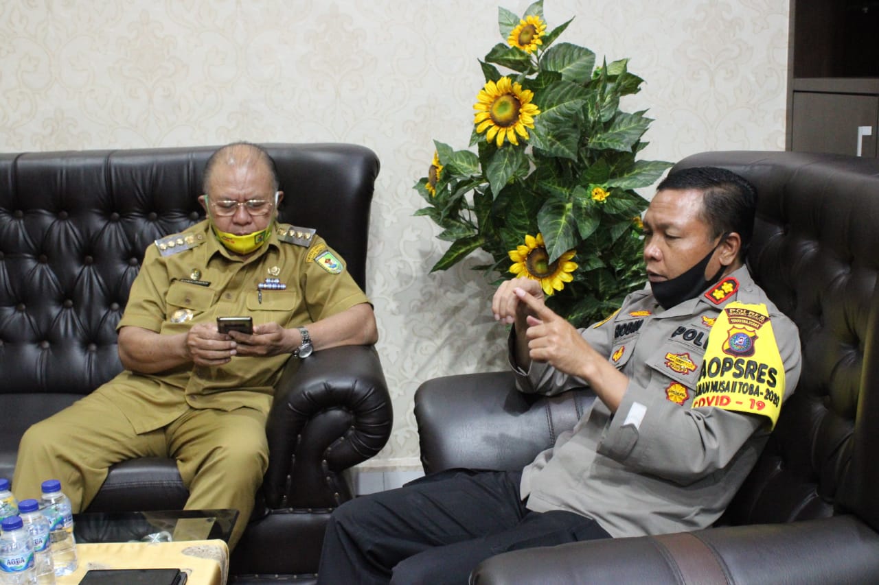 Persiapkan Kunker Kapoldasu, Bupati Silaturahmi Dengan Kapolres Serdang Bedagai