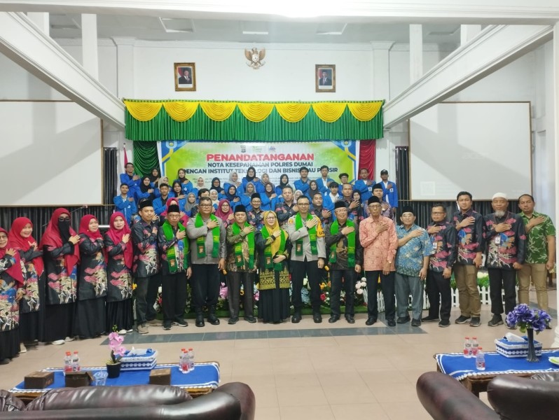 Polres Dumai Tanda Tangani MoU Dengan ITB RIAU PESISIR, Perkuat Sinergi TRI DHARMA Perguruan Tinggi dan Keamanan Kampus