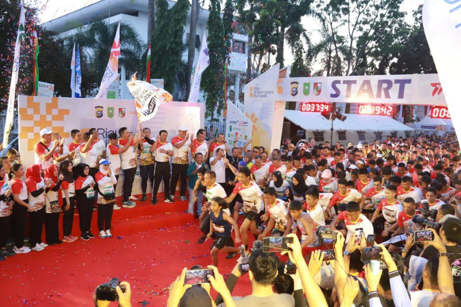 Peringati Hari Bhayangkara ke-77, Polda Riau Gelar Riau Bhayangkara Run 2023