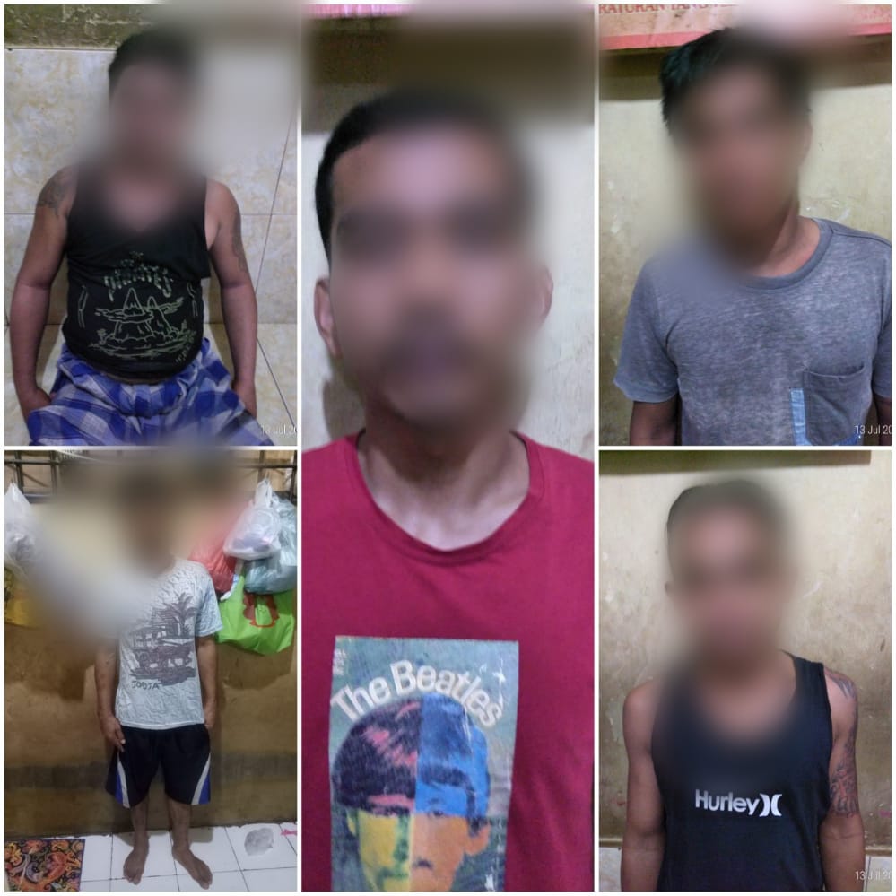 Polres Binjai Tahan Lima Tersangka Kasus Kekerasan terhadap Wartawan