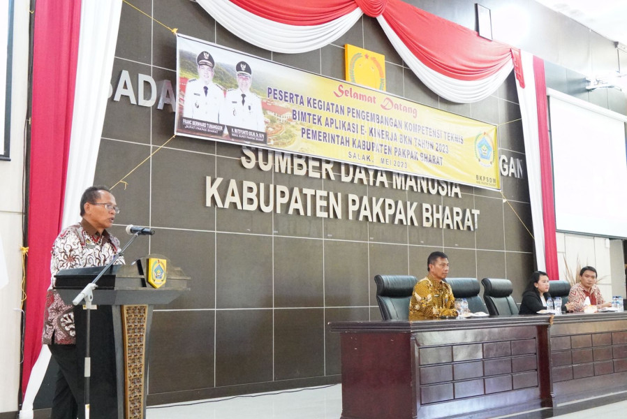 Pemkab Pakpak Bharat Mengadakan Bimbingan Teknis E-Kinerja
