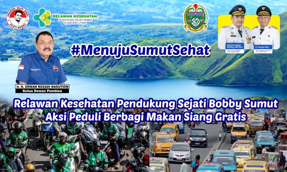 Relawan Kesehatan PASTI Bobby Sambut Launching Program Probis Sumut Sehat bagi Warga Sumatera Utara