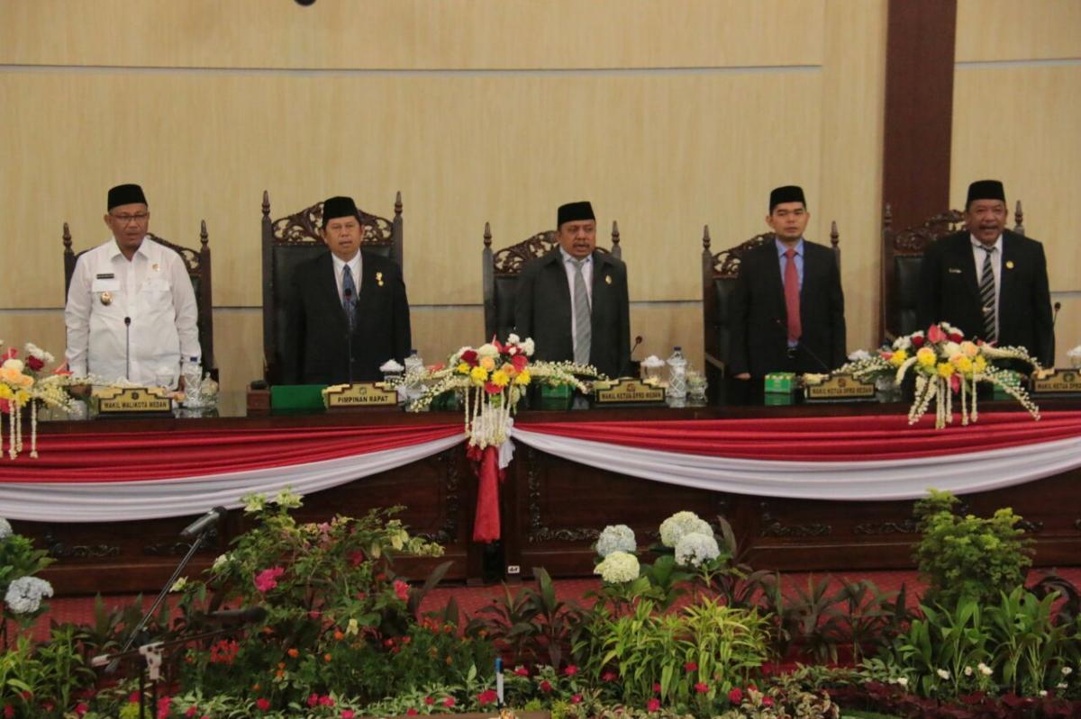 Wakil Wali Kota Medan, Ir. H. Akhyar Nasution,M.Si  Hadiri Rapat Paripurna DPRD  Medan