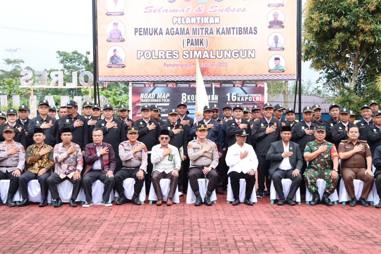 Pengurus PAMK Polres Simalungun Periode 2022-2025 Dilantik, Gedung SPKT Diresmikan