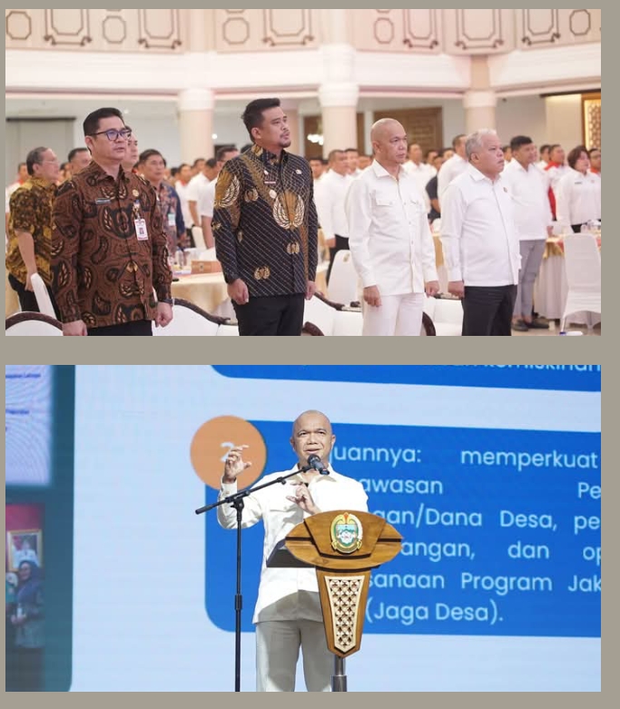 Dukung Program Jaga Desa, Kajati Sumut Dampingi Jaksa Agung Muda Intelijen Pada Kegiatan Pengukuhan Pengurus DPD dan DPC ABPEDNAS Se Sumatera Utara