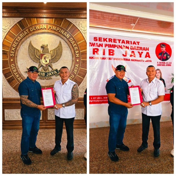 Drs. Kimlan Antony SH. Resmi Ketua  DPC GRIB Jaya Dumai Berdasarkan Surat Mandat Propinsi Riau