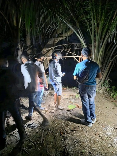 Sat Narkoba Polres Langkat Bongkar dan Musnahkan Barak Narkoba