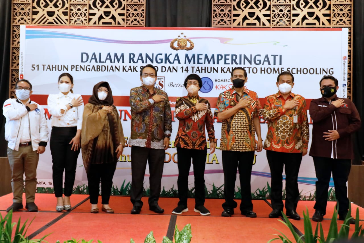 Polisi Selebriti Sukses Peringati 51 Tahun Pengabdian Kak Seto di Dunia Anak