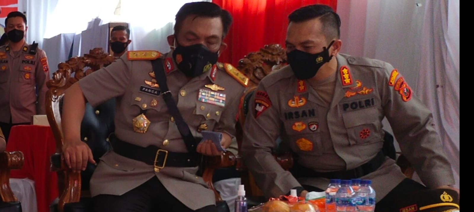 Dampingi Kapolda Sumut dan Pangdam I BB, Kapolresta Deli Serdang Ikuti Zoom Meeting dengan Kapolri