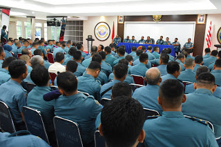 Danlantamal IV Laksamana Pertama TNI Arsyad Abdullah Tatap Muka bersama Personil Dipertama Puasa