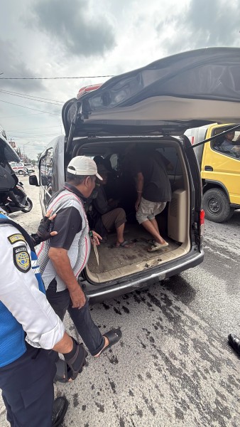 Dishub Cakrawala Tertibkan Jukir Liar di Medan Marelan