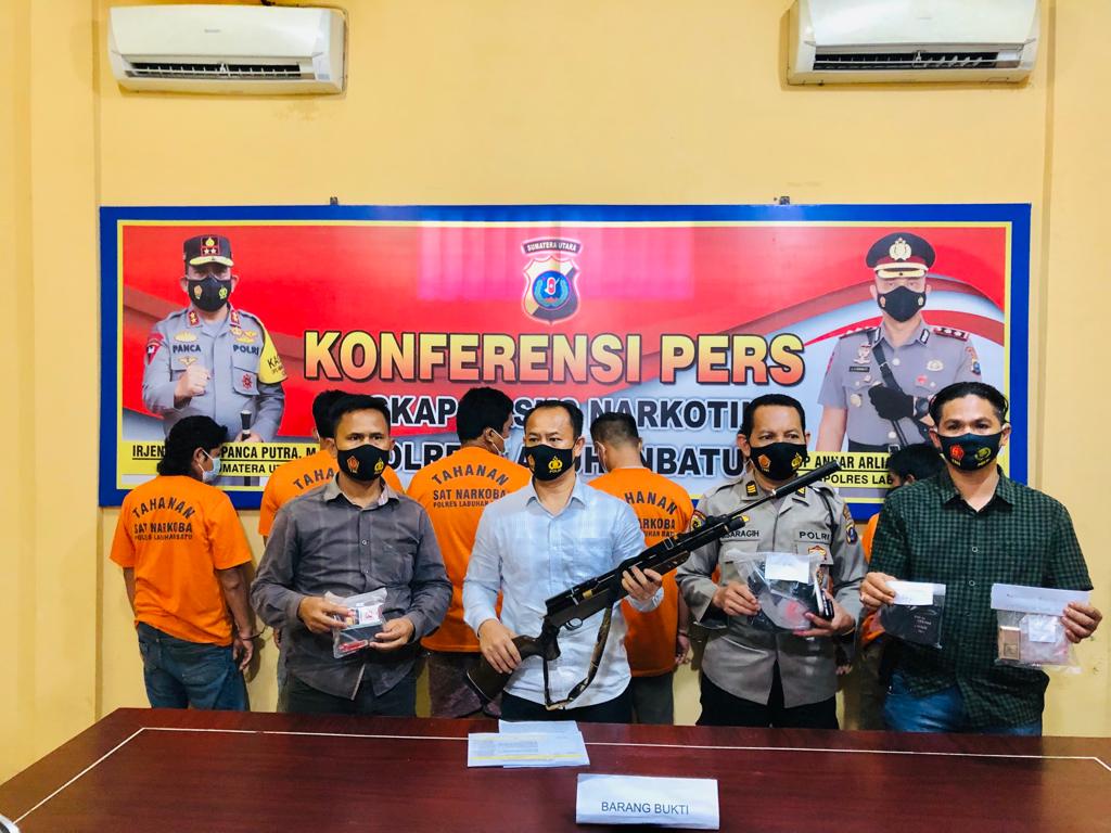 Polres Labuhanbatu dan Polsek Kualuh Hulu Tindaklanjuti Dumas Terkait Peredaran Narkoba