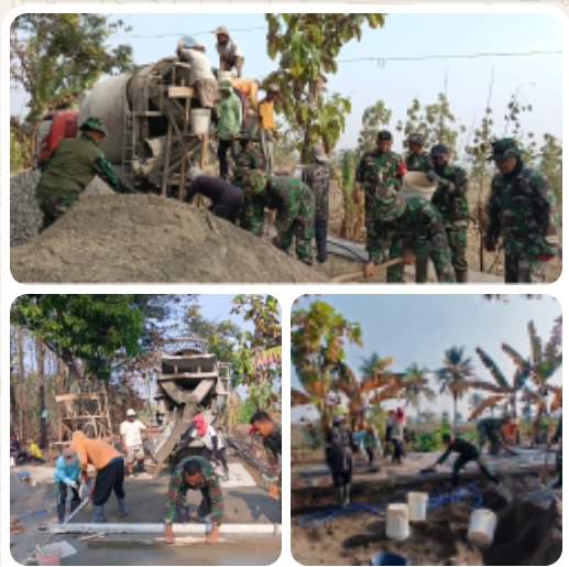 Semangat Pantang Menyerah TNI dan Warga Rampungkan Pembangunan Jalan di Desa Bercak