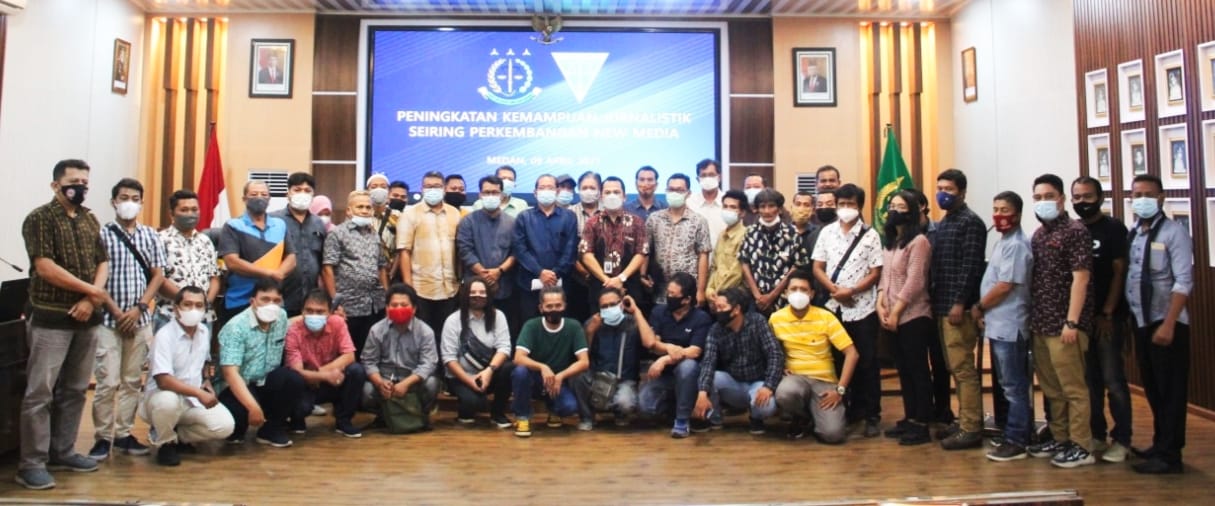 Kajatisu Buka Peningkatan dan Pelatihan Jurnalis Forwaka Di Lingkungan Kejatisu