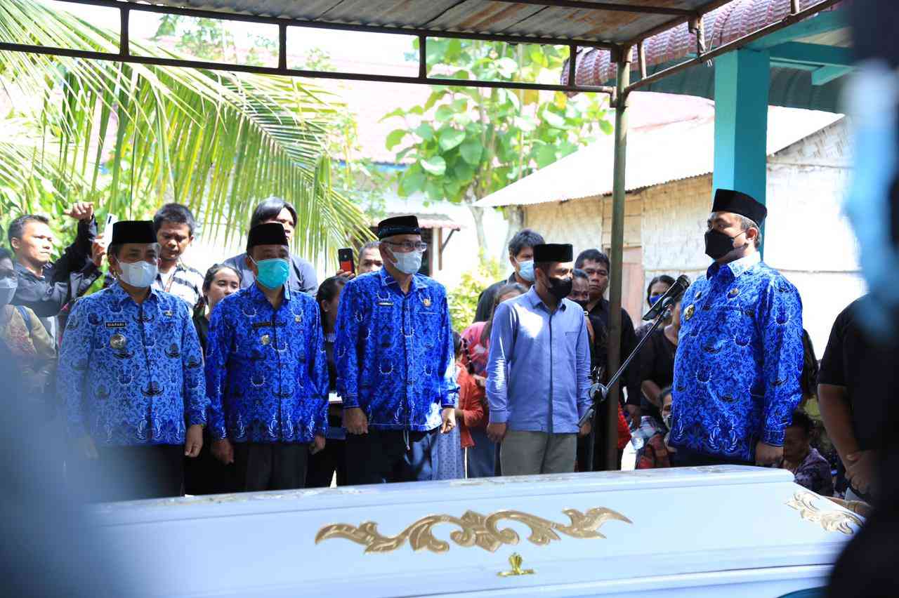 Bupati Labura menjadi Irup Pelepasan Jenazah Dewan Pengurus KORPRI Labura