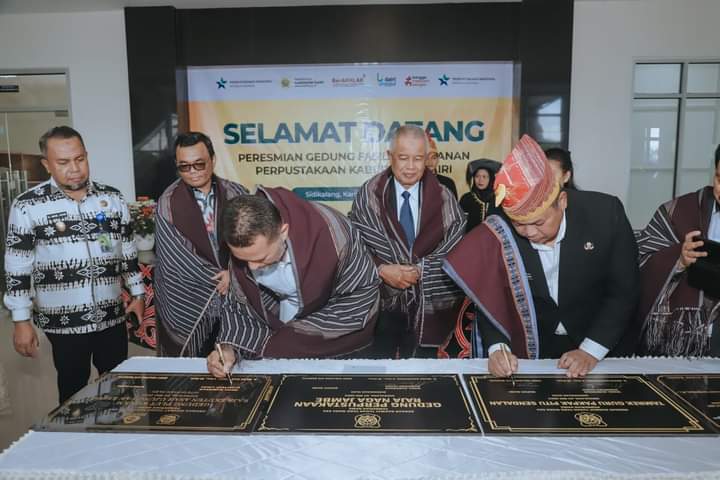 Gedung Perpustakaan Dairi Diresmikan, Namanya Raja Naga Jambe
