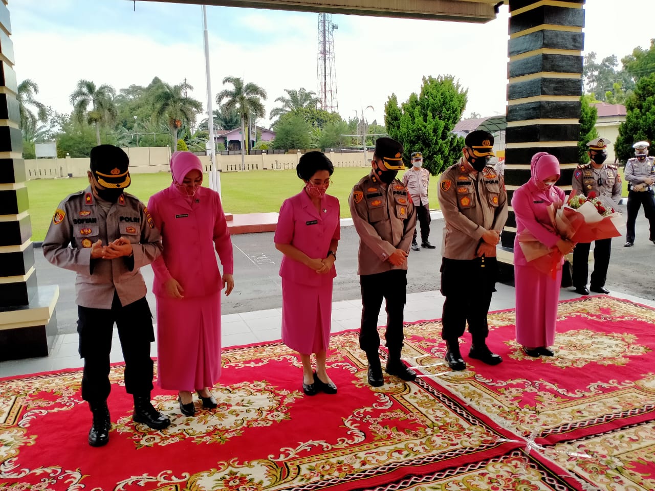 AKBP Dr. Ali Machfud SIK. MIK Disambut Sangat Sederhana