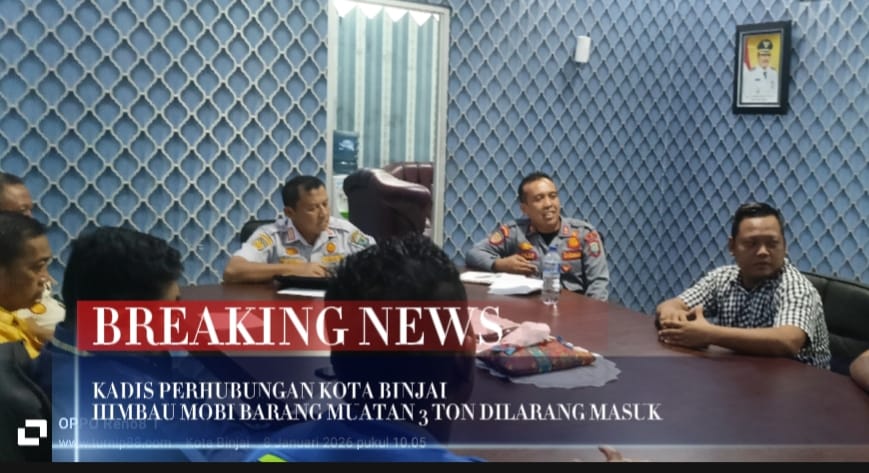Atasi Kemacetan Dijalan, Kadis Perhubungan Panggil Beberapa Pemilik Toko Di Kota Binjai