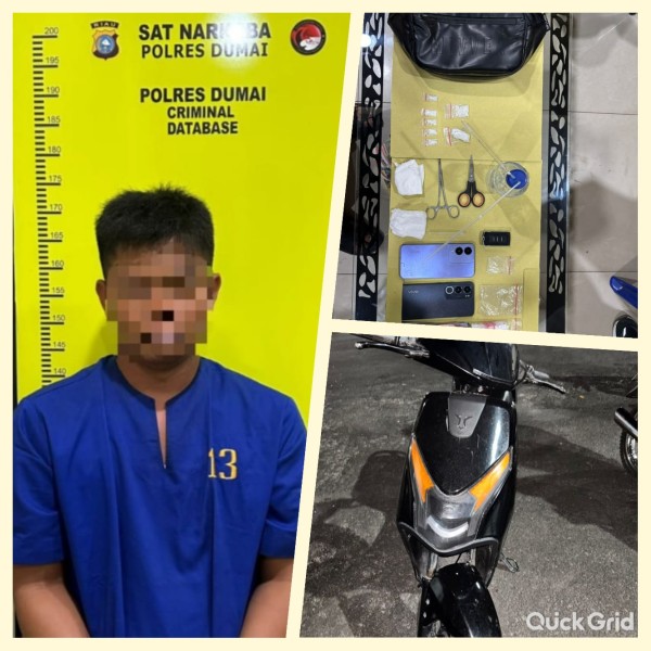 Sering Transaksi Narkotika, Pria Asal Rantau Prapat Diringkus Satres Narkoba Polres Dumai