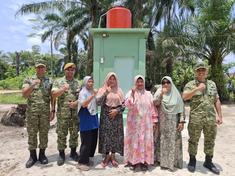 Pangdam XIX/Tuanku Tambusai Tinjau Program Manunggal Air di Dumai, Pastikan Air Bersih Terus Mengalir untuk Warga