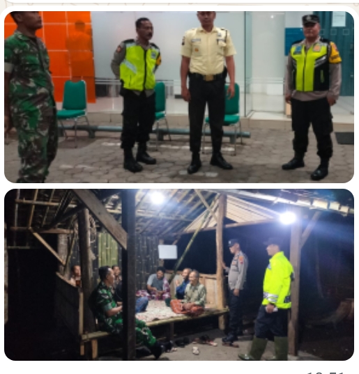 Patroli Malam, Sinergi TNI-Polri Hadirkan Rasa Aman di Tengah Masyarakat