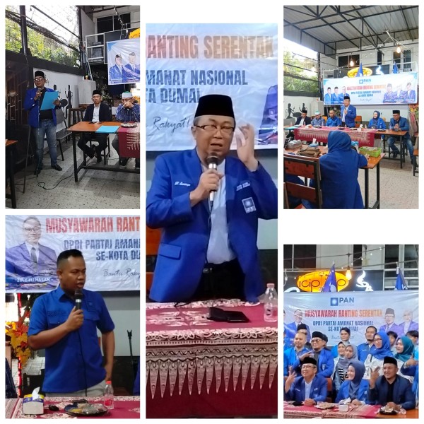 DPRt PAN Se-Kota Dumai Gelar Musyawarah Ranting Serentak, Perkuat Struktur Organisasi dengan Semangat “Bantu Rakyat”