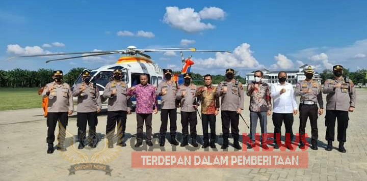 Lokasi persiapan Polres Labura ditinjau Kapolda Sumut