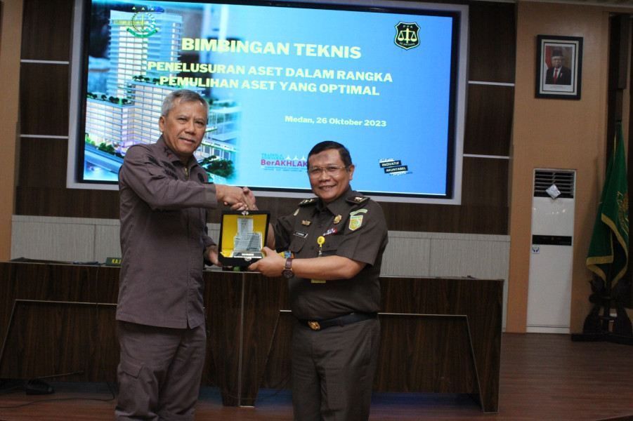 Kejati Sumut dan Jajaran Ikuti Bimtek Penelusuran Aset Dalam Rangka Pemulihan Aset Yang Optimal