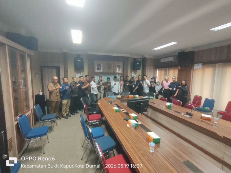 PT PHR Absen Rapat Tindak lanjut Row 100 Meter Jalan Sudirman Dumai
