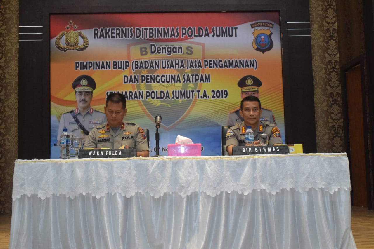 Polda Sumut laksanakan Rakernis Dit Binmas Polda Sumut yang dipimpin Badan Usaha Jasa Pengamanan